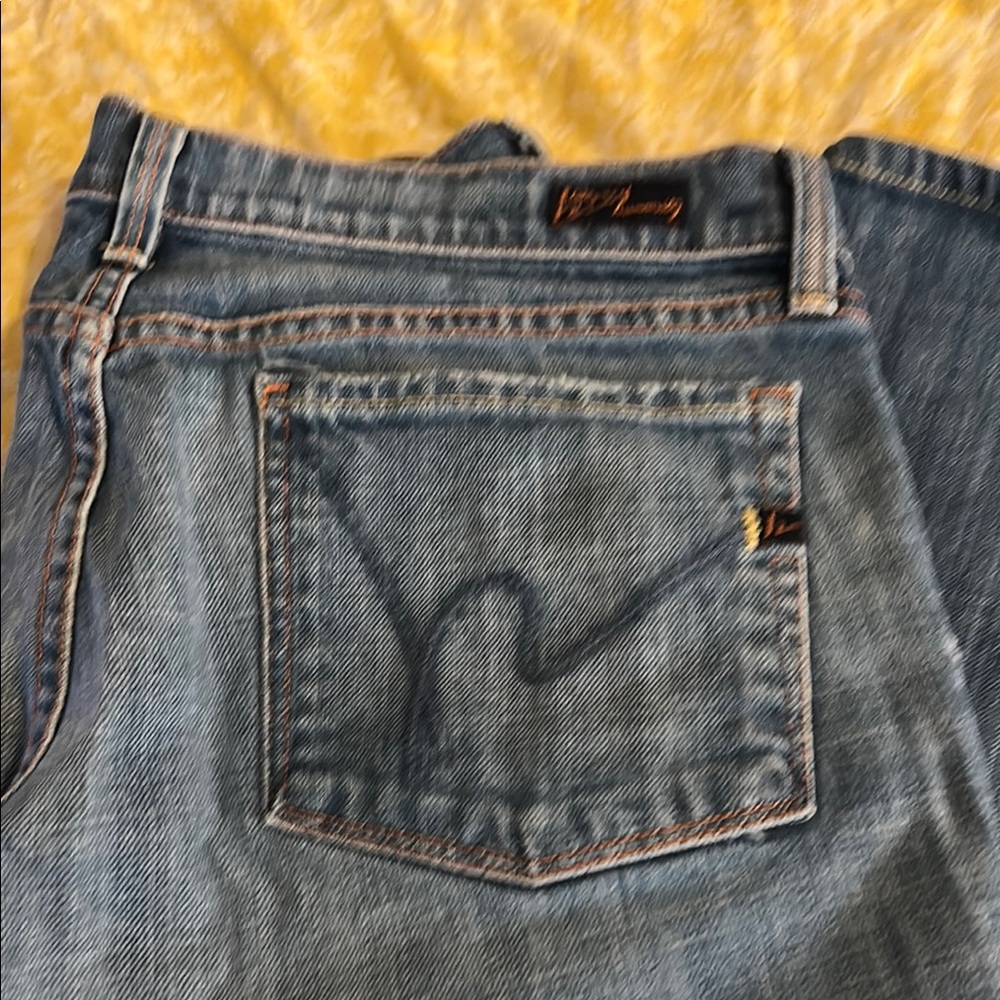 Citizens Of Humanity Blue Boot Cut Jeans